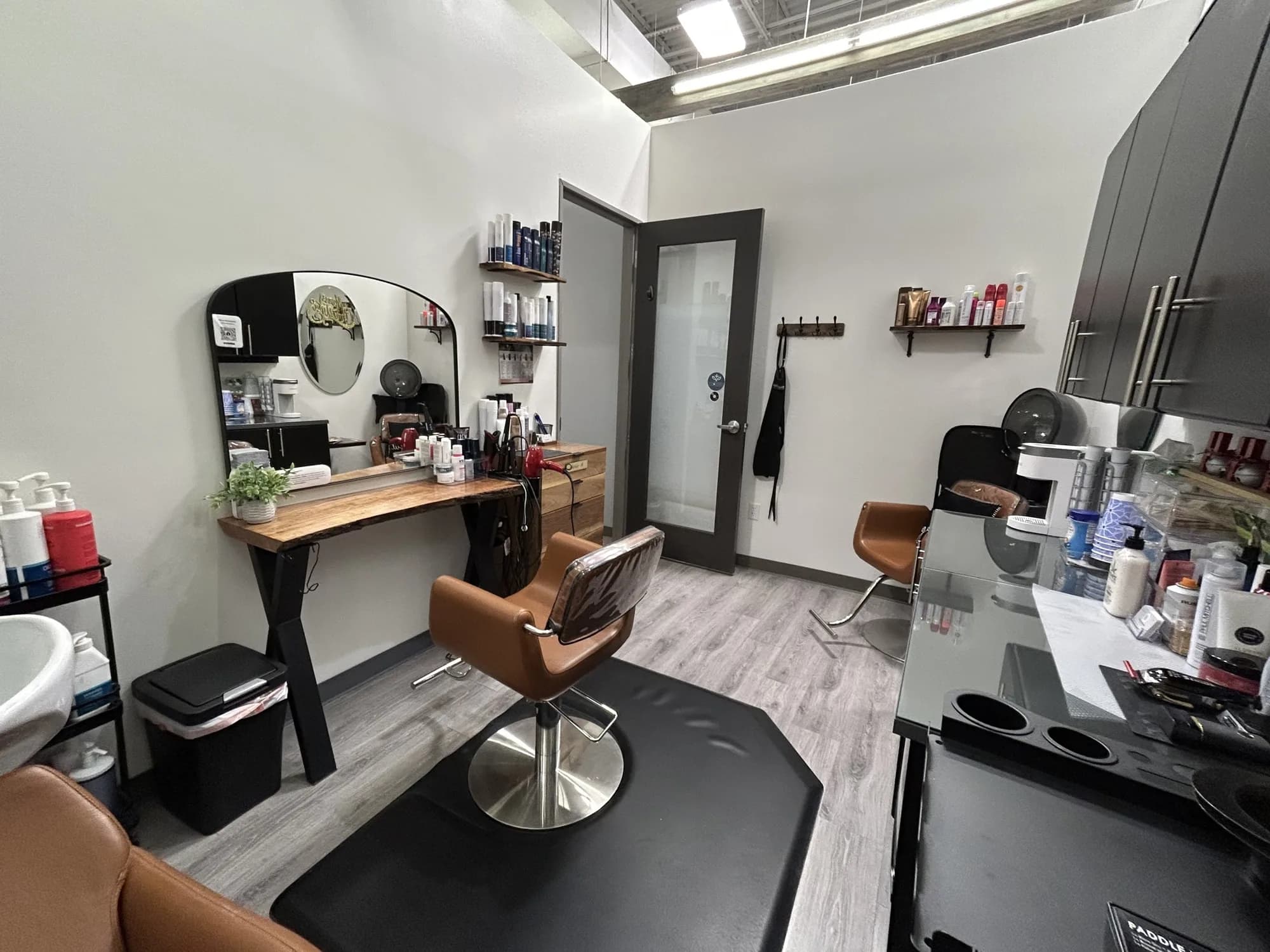 Maria's studio at Salon Lofts on Falls of Neuse