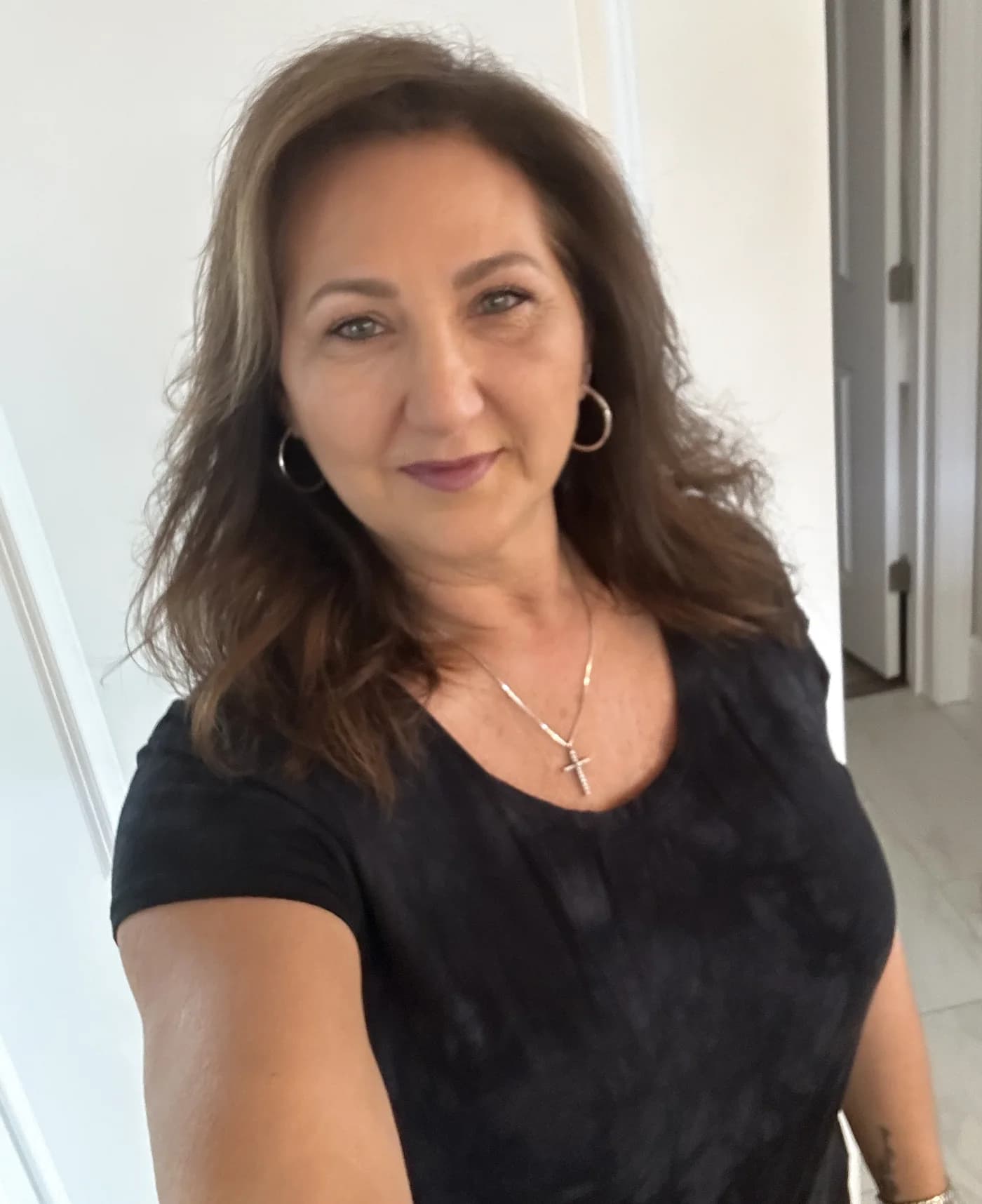 Maria B. Polizzi at her studio in Raleigh